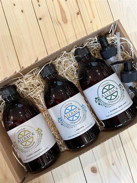 Pack Jabón de Linaza con aceites esenciales